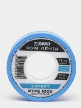 ABRO/АБРО ФУМ лента EXPERT 12ммх0,1ммх15м PTFE-12-010-15-RE