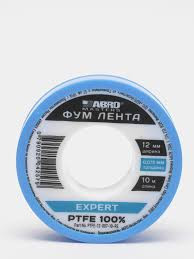 ABRO/АБРО ФУМ лента EXPERT 19ммх0,1ммх15м PTFE-19-010-15-RE