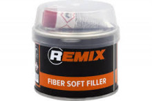 REMIX/РЕМИКС Шпатлевка полиэфирная со стекловолокном FIBER SOFT 2К  0.9 кг