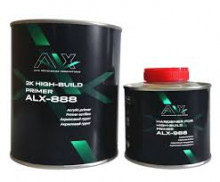 ALX Грунт 888-0 акриловый 2К HIGH-BUILD серый 1л + отв 0,25л(ALX--988)