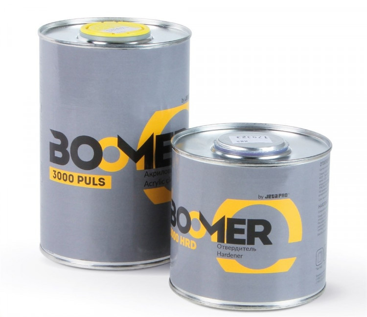 BOOMER Лак 2К HS акриловый 1,0л + отв.0,5л 3000
