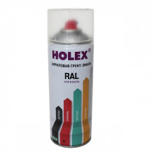 HOLEX/ХОЛЕКС Грунт-эмаль с молотковым эффектом антикоррозионная серая а/э 520мл 77654