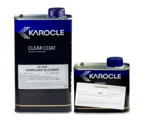 KAROCLE Лак полиуретановый 2:1 SC2100-HS 1л  + Отв SCH-51 0.5л