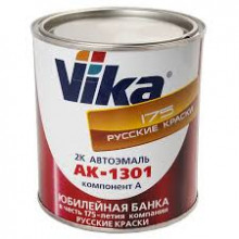 VIKA/ВИКА Автоэмаль 329 Ярко-зеленый акрил 0.85 без отвердителя