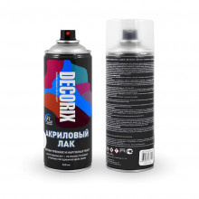 DECORIX Лак матовый бесцветный  а/э 400мл 0107-31 DX
