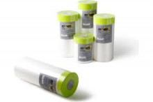 BOOMER Пленка маскирующая HDPE 1,1х33м 80110 с клейкой лентой
