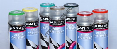 CAR-REP Эмаль в аэрозоле CR03003 (400 мл) Черная полуглянцевая