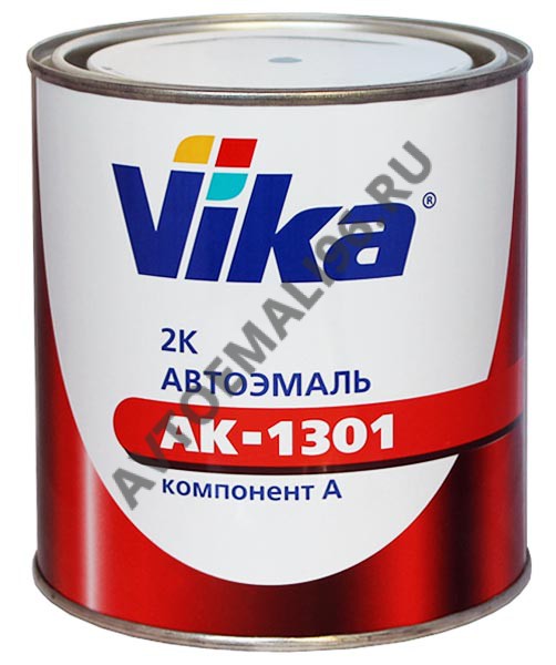 VIKA/ВИКА Автоэмаль 202 Белая акрил 0.85 без отвердителя