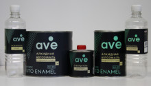 AVE Автоэмаль 202 Белая алкид 0,8кг
