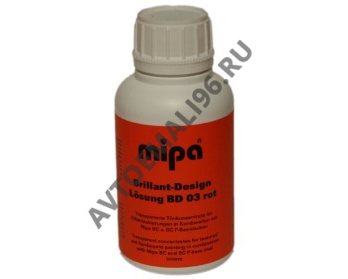 MIPA/МИПА Краска Кэнди бриллиант эффект BD 03 красный 0,5л