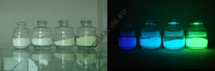 Пигмент (порошок) фотолюминофор 50гр ЛДП-2мА, свечение сине-желтое