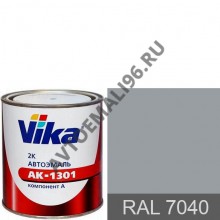 VIKA/ВИКА Автоэмаль RAL 7040 Серый акрил 0,85л без отвердителя