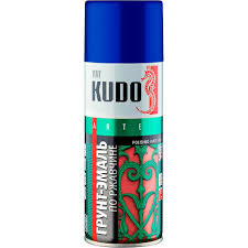 KUDO/КУДО 315005 Грунт-эмаль по ржавчине Синий 520мл KU-315005
