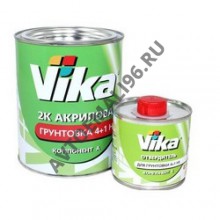 VIKA/ВИКА Грунт акриловый 4+1 HS белый 1,2л+отвердитель 0,19