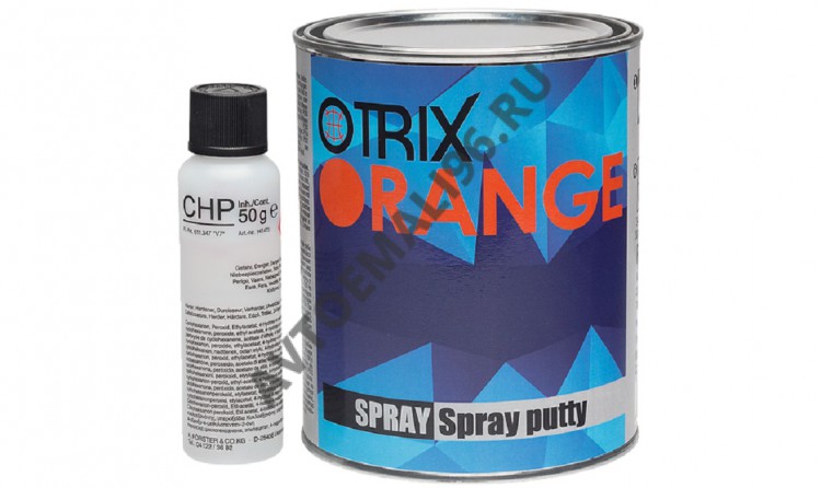 OTRIX/ОТРИКС Шпатлевка жидкая ORANGE Spray putty 1,2кг