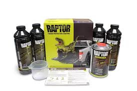 U-POL Защитное покрытие повышенной прочности RAPTOR 2K U-POL 4+1л черный RLB/S4-G,комплект +Пистолет