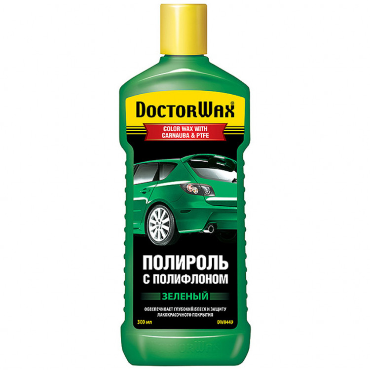 DW 8449 Полироль цветная полифлон Зеленый 300мл