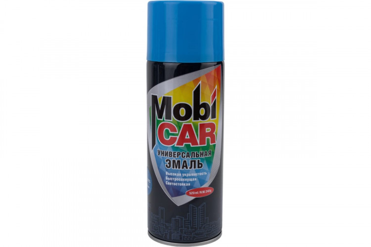 MOBICAR/МОБИКАР Автоэмаль алкид. синий глянец а/э 520мл 0505-5015MC