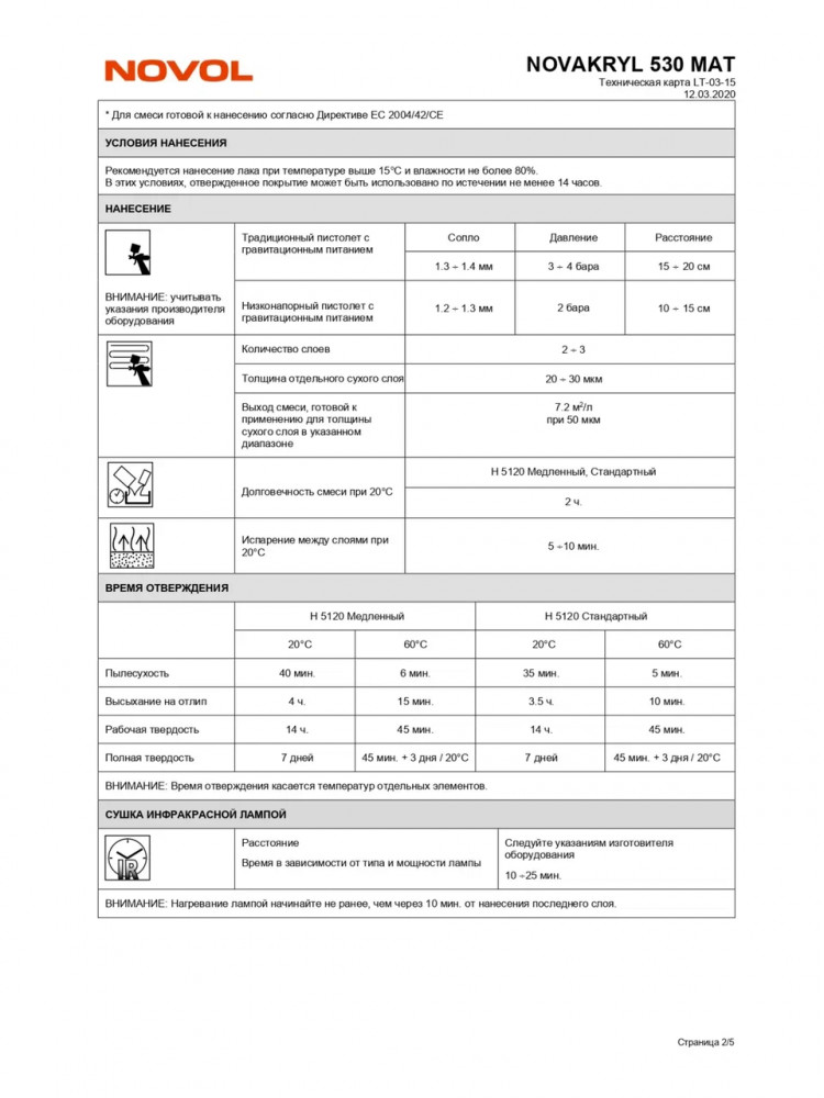 NOVOL/НОВОЛ Лак матовый акриловый 530 2+1  (1л+0.5) 38333/335 NOVOL/НОВОЛ Лак матовый акриловый 530 2+1  (1л+0.5) 38333/335