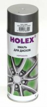 HOLEX/ХОЛЕКС Эмаль для дисков серебро матовая а/э 520мл 3990