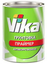 VIKA/ВИКА Грунт антикоррозийный черный 1К  1л