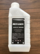 REFAMIX Разбавитель акриловый Acrylic thinner 1л (металл) RFM AT 1LM