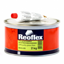 REOFLEX/РЕОФЛЕКС Шпатлевка со стекловолокном 2кг+отв