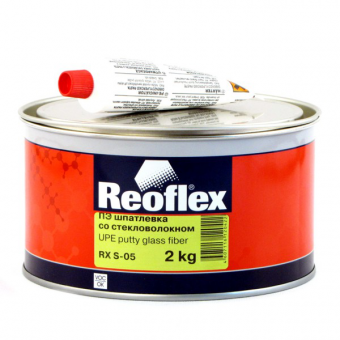 REOFLEX/РЕОФЛЕКС Шпатлевка со стекловолокном 2кг+отв