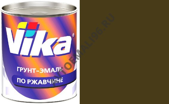 VIKA/ВИКА Грунт-эмаль по ржавчине 303 хаки 1л