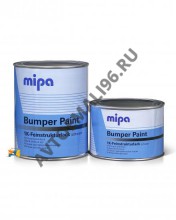 MIPA/МИПА Краска для бампера Черная структурная 0,5л