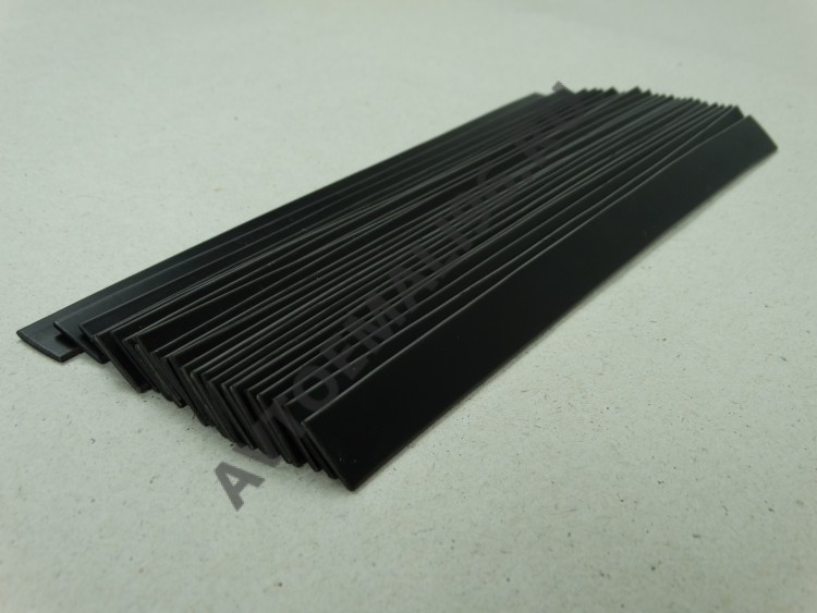 BAMPERUS Плоский электрод (тип A) для ремонта полиамида PА66 (200мм*9мм*1,5мм) черный (1)