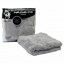 H7 Микрофибра 40*40см Soft Cloth 450 серая 382598