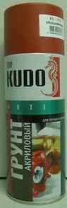 KUDO/КУДО 2102 Грунт универсальный красно-коричневый акрил 520мл