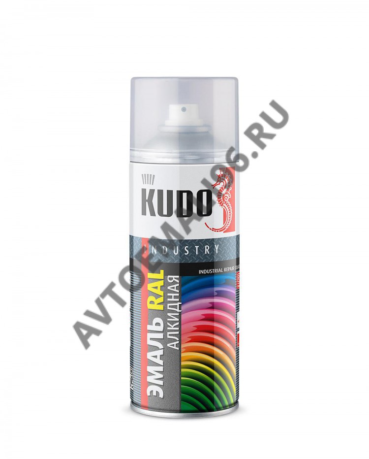 KUDO/КУДО Аэрозоль RAL 9003 Сигнальный белый алкид 520м