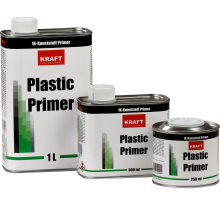 KRAFT/КРАФТ Грунт для пластика 1К PLASTIC PRIMER прозрачный 0,25л  025001
