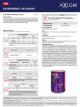 AXIOM/АКСИОМ Лак акриловый 2:1 MS CLEARCOAT 1л А4185 + отв 0,5л А4185Н