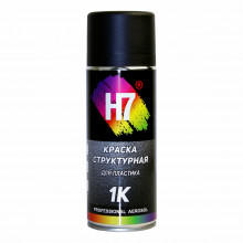 H7 АЭРО Краска структурная для пластика Серая 400мл 958291