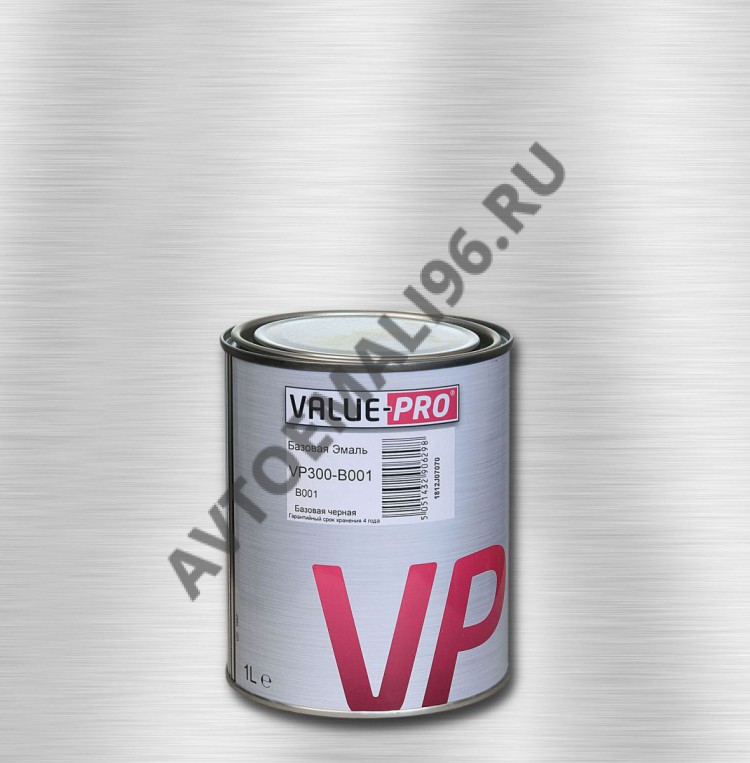 Value Pro (PPG) Эмаль базовая ЧЕРНАЯ 1л. VP300-B001