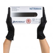 NitriMAX Перчатки L нитриловые черные 50 пар 1.2103.0001