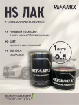 REFAMIX Лак прозрачный HS CLEARCOAT 1л+0,5 отвердитель