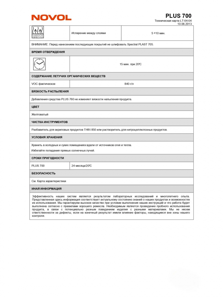 NOVOL/НОВОЛ Грунт по пластику PLUS 700 0.5л 39091