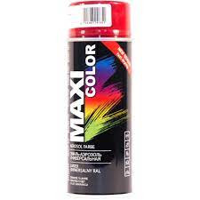 MaxiColor/МаксиКолор Аэрозоль RAL 3003 Рубиново-красная 400мл