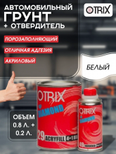 OTRIX/ОТРИКС Грунт 4+1 DIAMOND акриловый Белый 0,8л+0,2л