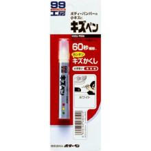 SOFT99 Краска-карандаш д/царапин белый перламутр Kizu Pen 20гр 08051 Япония