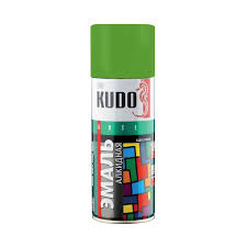 KUDO/КУДО Аэрозоль 10088 Салатовый алкид 520мл RAL 6018 KU-10088
