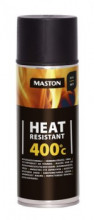 MASTON Краска термостойкая 400С черная а/э 400мл 400121