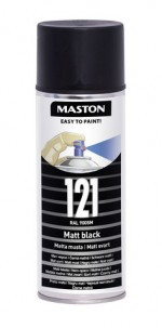MASTON Краска черная матовая а/э 400мл 120121