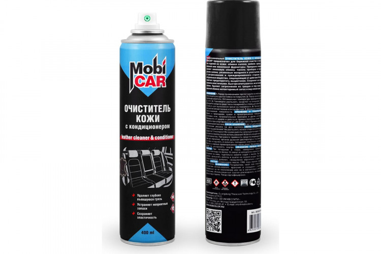 MOBICAR/МОБИКАР Очиститель кожи с кондиционером а/э 400 мл 0518-01MC