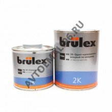 BRULEX/БРЮЛЕКС Грунт-наполнитель мокрый по мокрому 2К 2+1 (отвер. 0,25)
