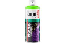 KUDO/КУДО 5321 Жидкая резина а/э 520мл Флуоресцентная зеленая DECO FLEX
